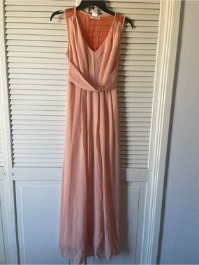 Esley Blush Pink Sleeveless Maxi Dress